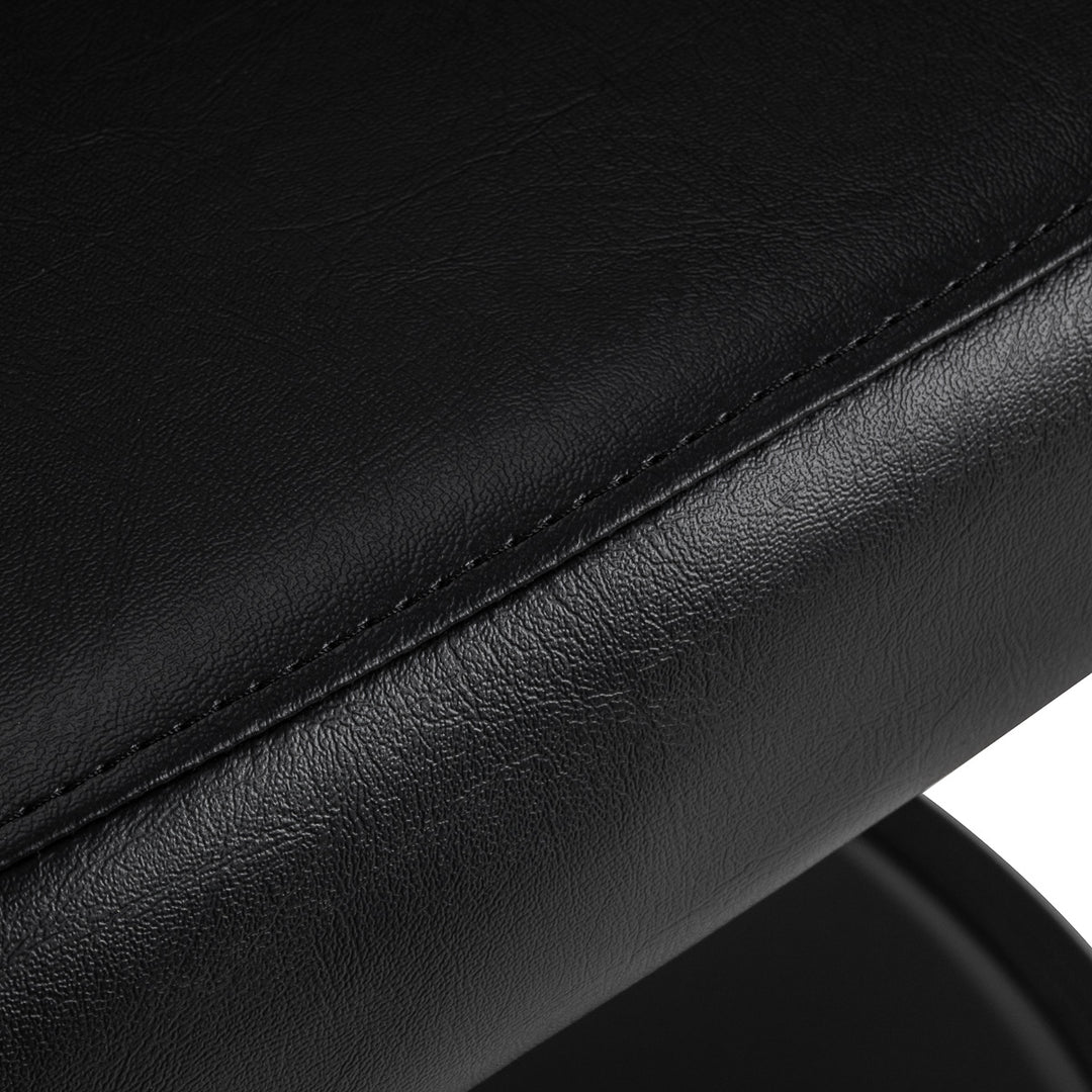 Sillón de peluquería Gabbiano Lucca Negro-Negro - imagen 6
