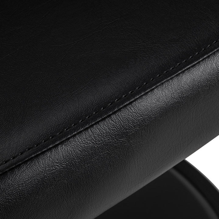 Sillón de peluquería Gabbiano Lucca Negro-Negro - imagen 6
