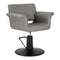 Sillón de peluquería Gabbiano Lucca Gris-Negro