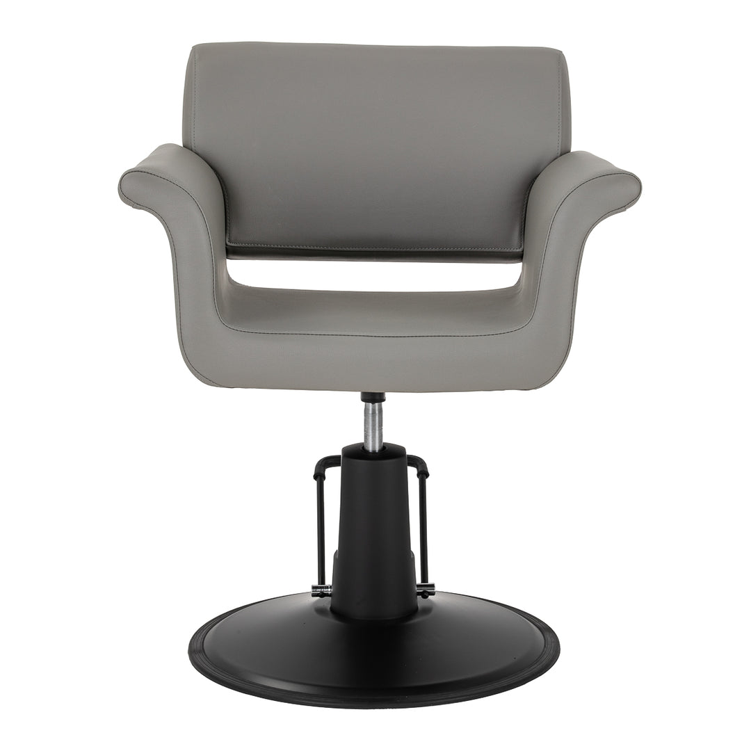 Sillón de peluquería Gabbiano Lucca Gris-Negro - imagen 2