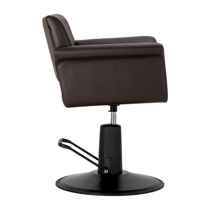 Sillón de peluquería Gabbiano Lucca Marrón-Negro - imagen 2