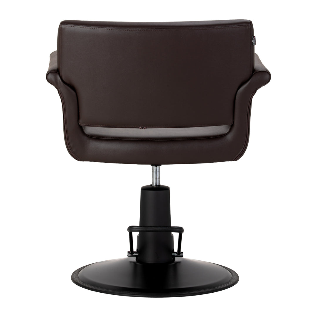 Sillón de peluquería Gabbiano Lucca Marrón-Negro - imagen 4