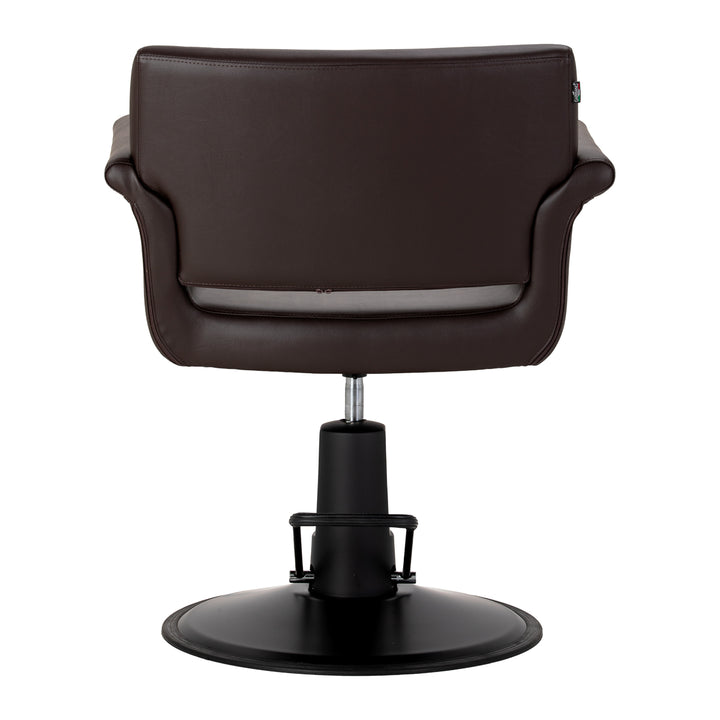 Sillón de peluquería Gabbiano Lucca Marrón-Negro - imagen 4