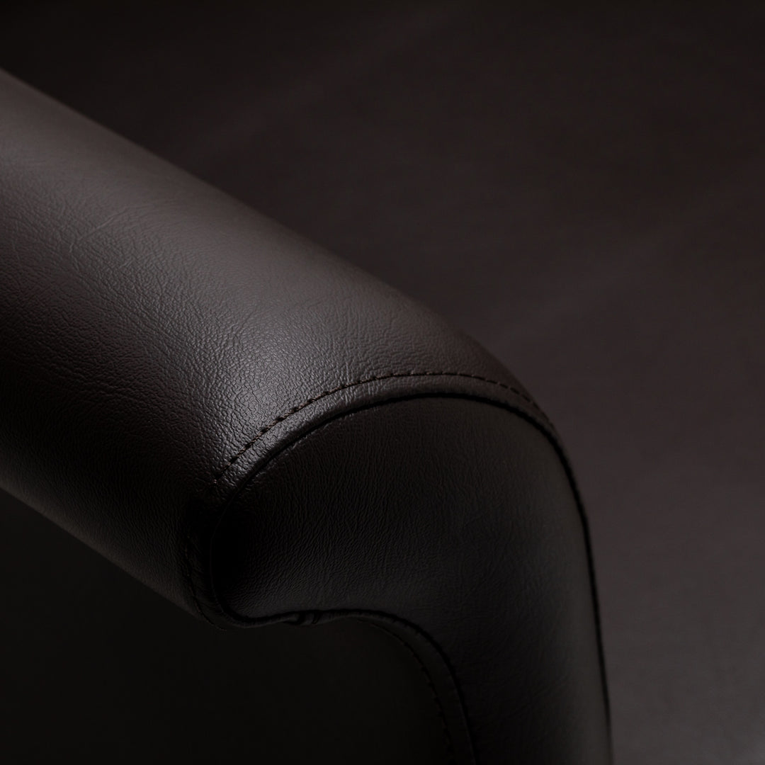 Sillón de peluquería Gabbiano Lucca Marrón-Negro - imagen 5