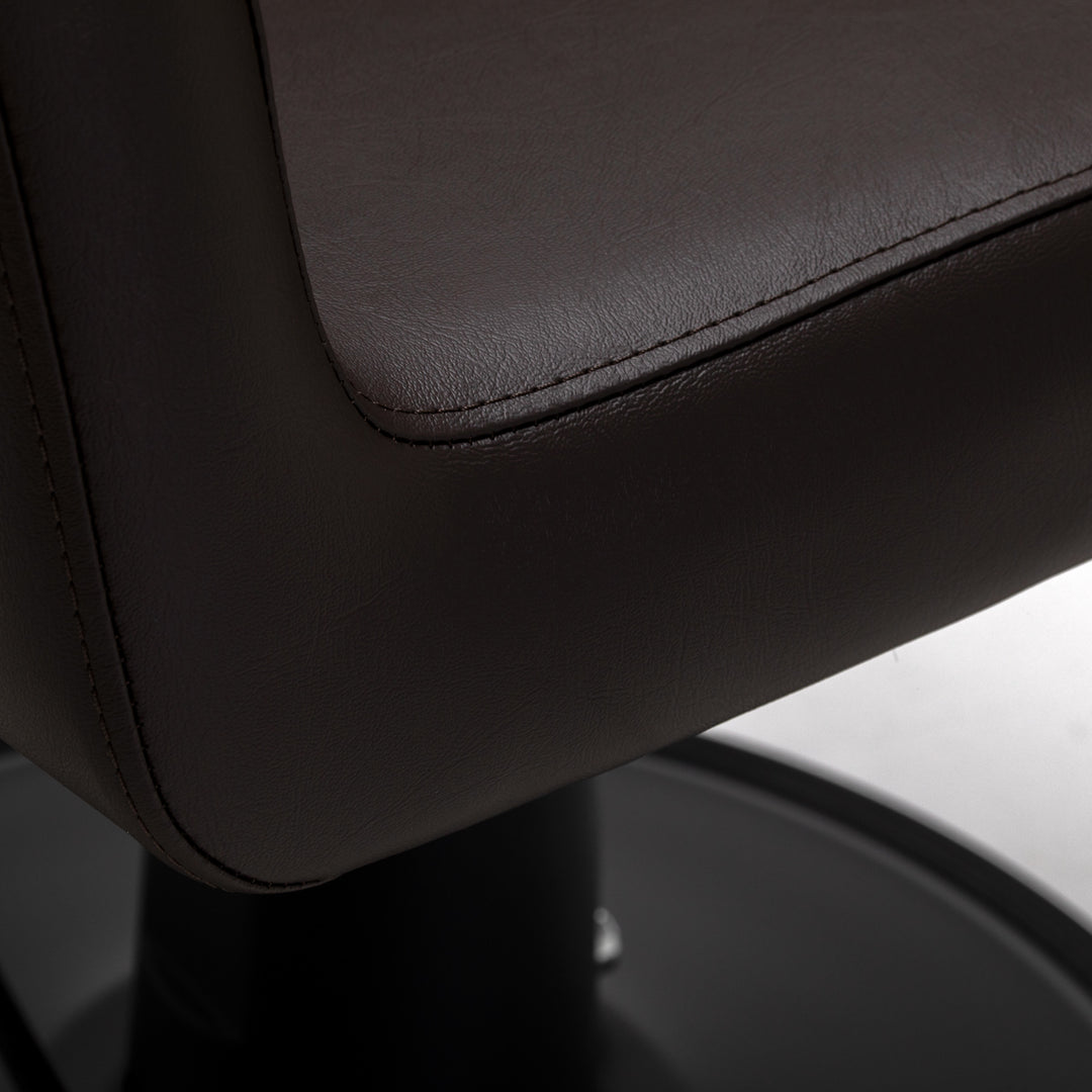 Sillón de peluquería Gabbiano Lucca Marrón-Negro - imagen 6