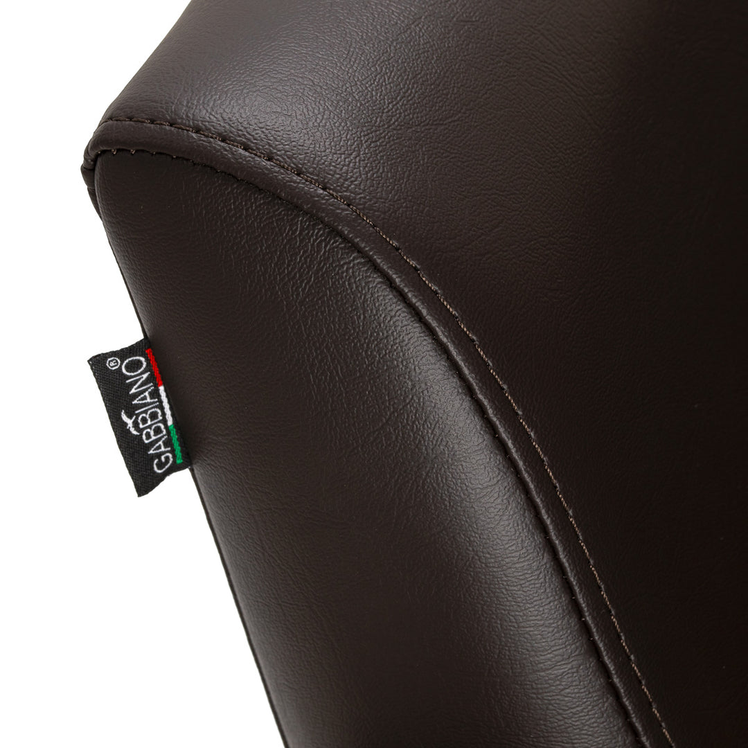Sillón de peluquería Gabbiano Lucca Marrón-Negro - imagen 11