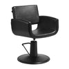Sillón de peluquería Gabbiano Mataro Negro-Negro