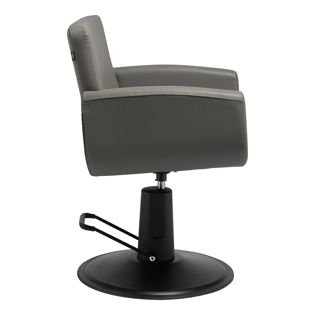 Sillón de peluquería Gabbiano Mataro Gris-Negro - imagen 4