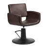 Sillón de peluquería Gabbiano Mataro Marrón-Negro