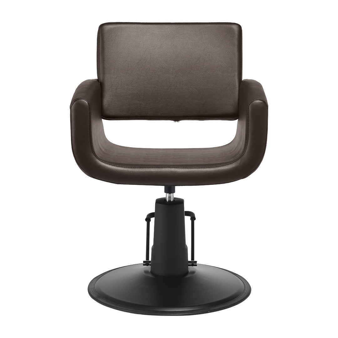 Sillón de peluquería Gabbiano Mataro Marrón-Negro - imagen 2