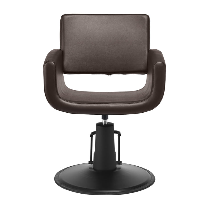 Sillón de peluquería Gabbiano Mataro Marrón-Negro - imagen 2