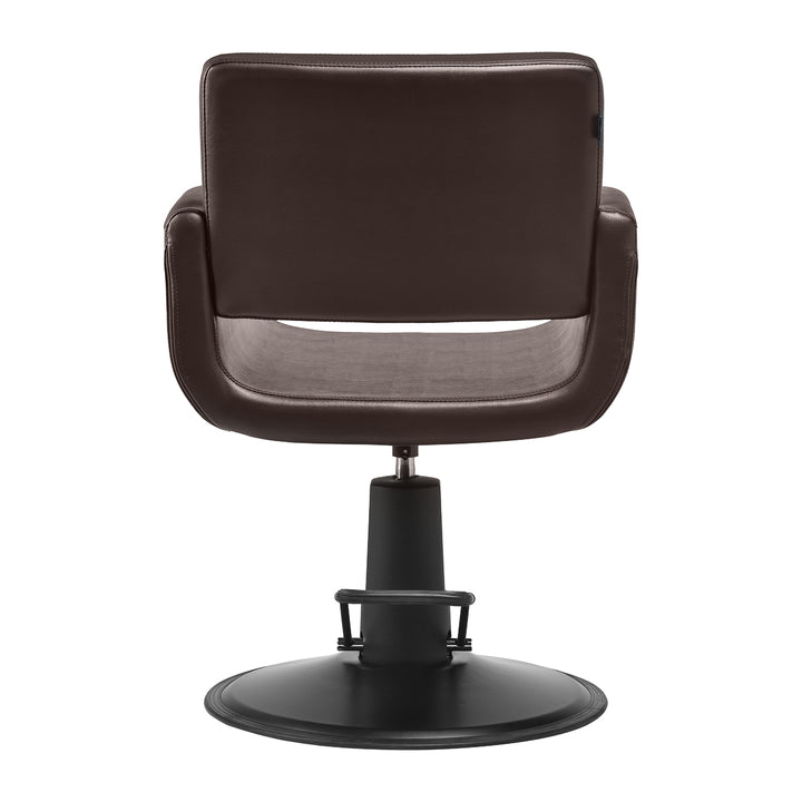Sillón de peluquería Gabbiano Mataro Marrón-Negro - imagen 3