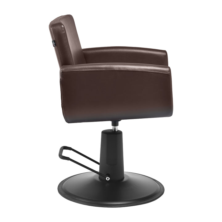 Sillón de peluquería Gabbiano Mataro Marrón-Negro - imagen 4
