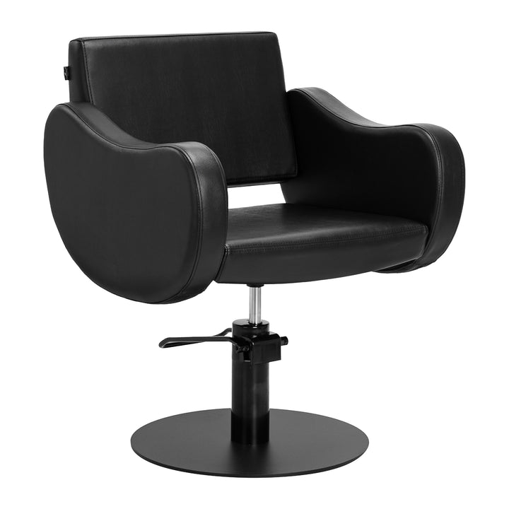 Sillón de peluquería Gabbiano Sewilla Negro-Negro