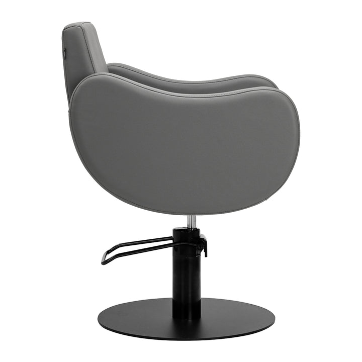 Sillón de peluquería Gabbiano Sewilla Gris-Negro - imagen 3