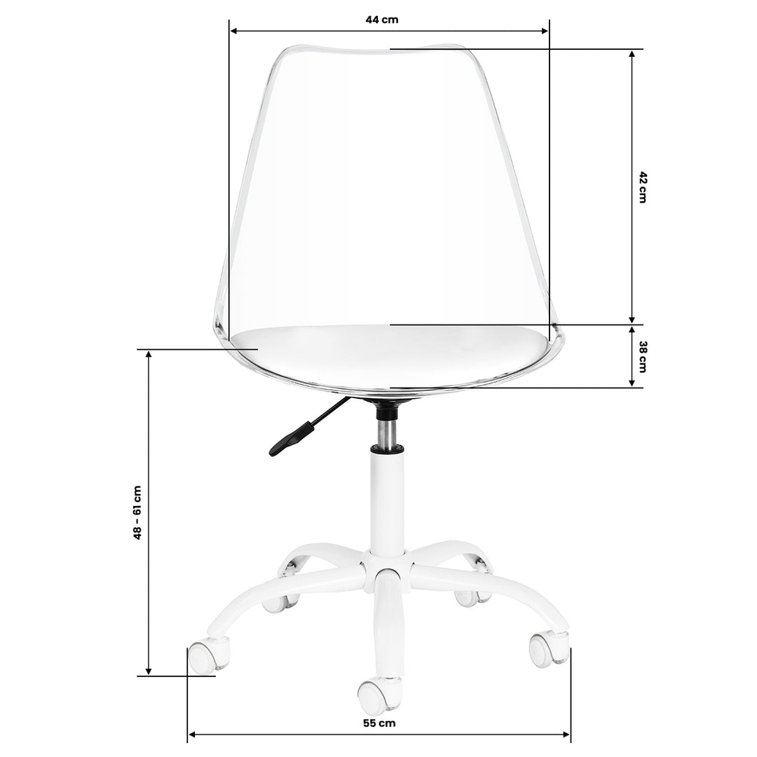Silla de salón Ghost Transparente - imagen 8