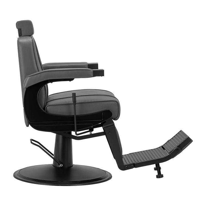 Sillón de Barberia Hair System BM88066B Gris-Negro - imagen 4