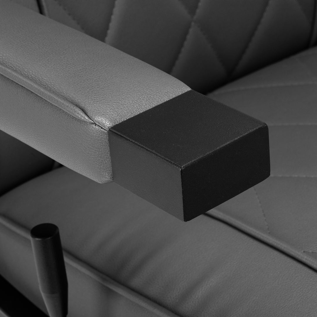 Sillón de Barberia Hair System BM88066B Gris-Negro - imagen 6