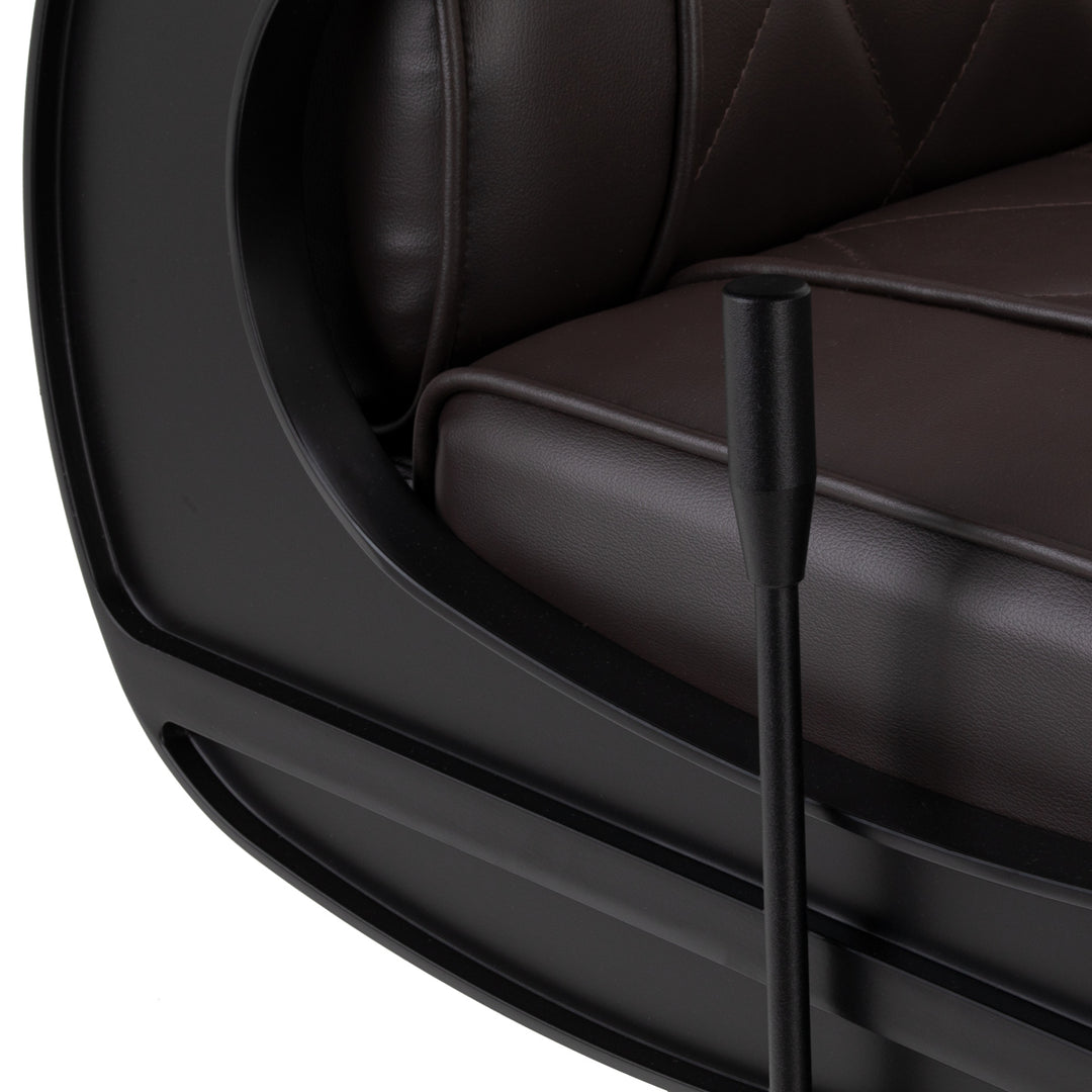 Sillón de Barberia Hair System BM88066B Marrón-Negro - imagen 8