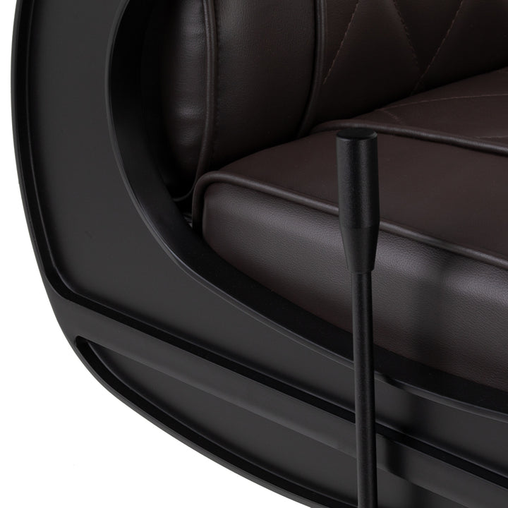 Sillón de Barberia Hair System BM88066B Marrón-Negro - imagen 8