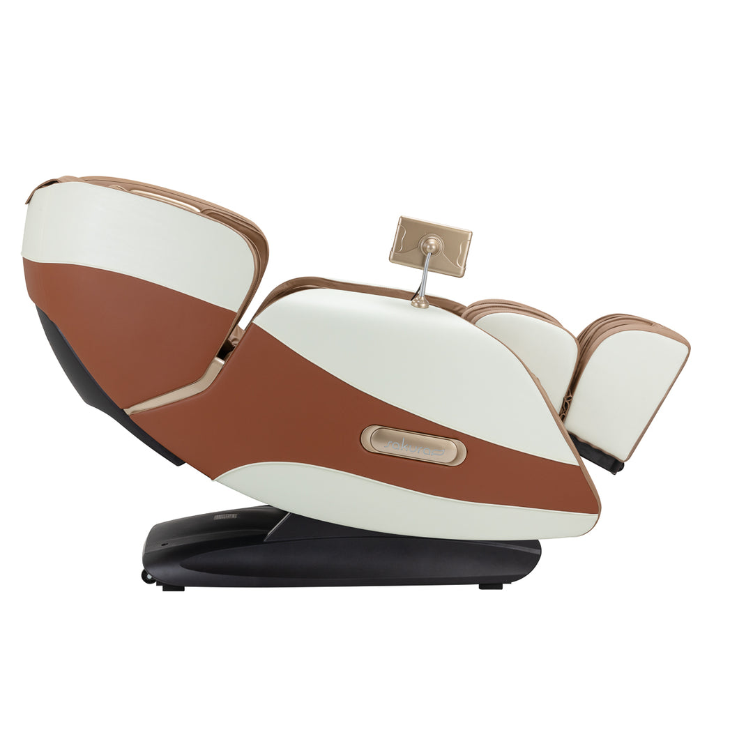 Sillón de masaje eléctrico Sakura Luxury 808 Blanco-Beige - imagen 3