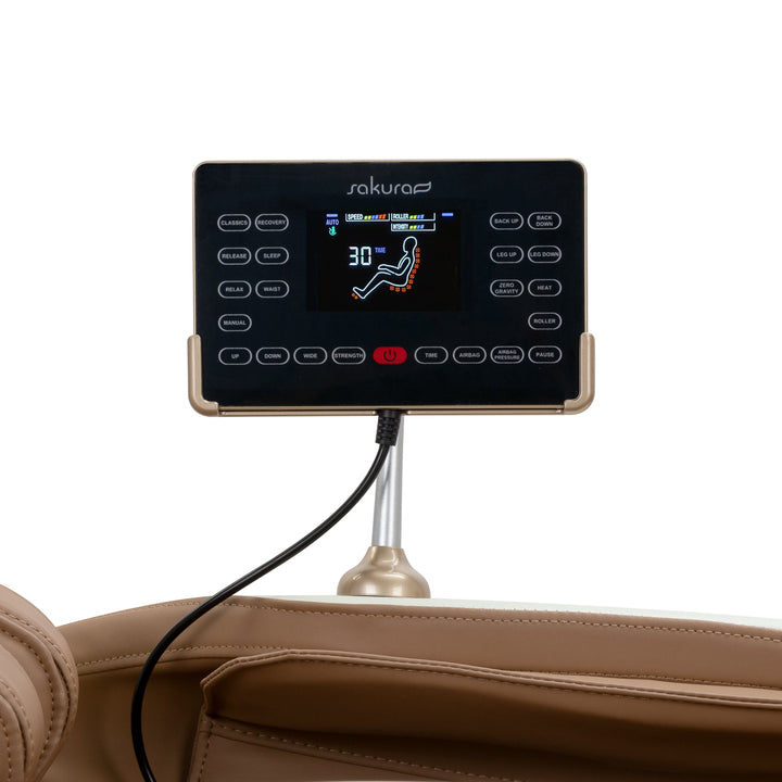 Sillón de masaje eléctrico Sakura Luxury 808 Blanco-Beige - imagen 11