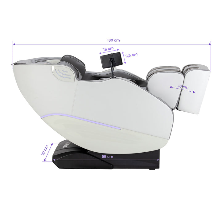 Sillón de masaje eléctrico Sakura Maximus 809 3D Blanco - imagen 20