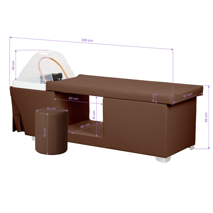 Lavacabezas Gabbiano Maldives Head Spa Marrón - imagen 20
