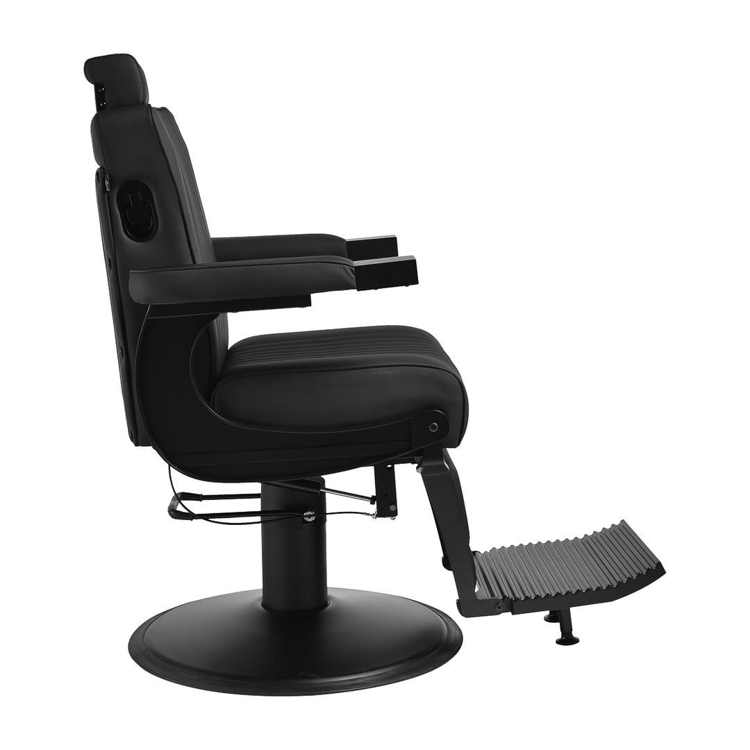 Sillón de Barberia Gabbiano Levi Negro - imagen 4