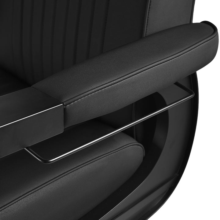 Sillón de Barberia Gabbiano Levi Negro - imagen 7