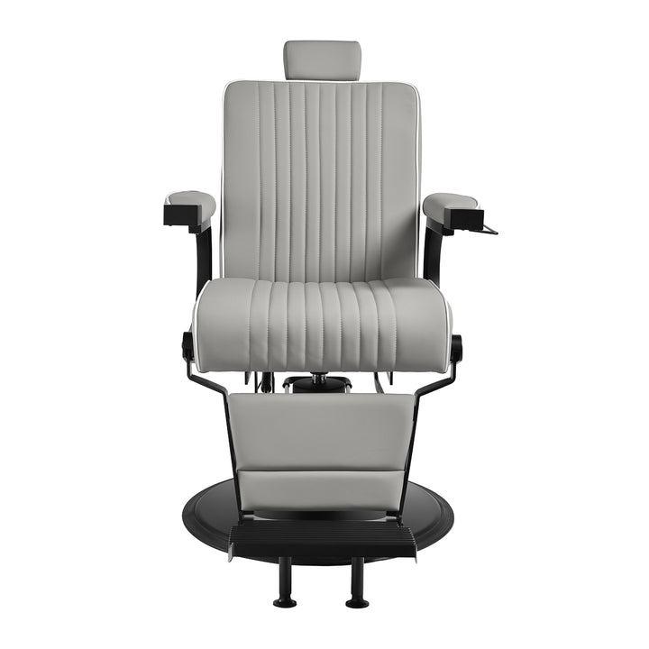 Sillón de Barberia Gabbiano Levi Gris - imagen 2