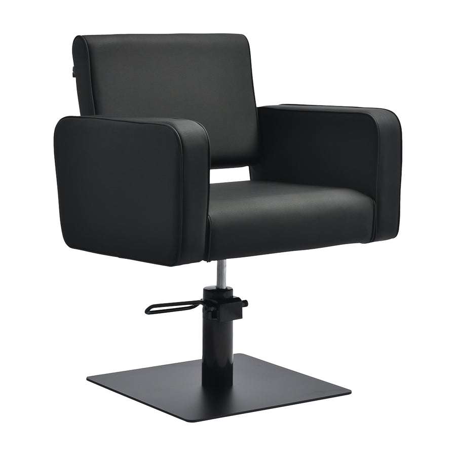 Sillón de peluquería Gabbiano Bilbao Negro-Negro