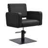 Sillón de peluquería Gabbiano Bilbao Negro-Negro