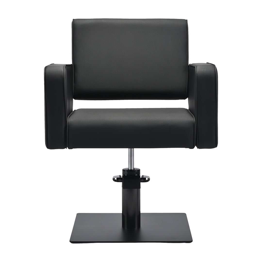 Sillón de peluquería Gabbiano Bilbao Negro-Negro - imagen 2