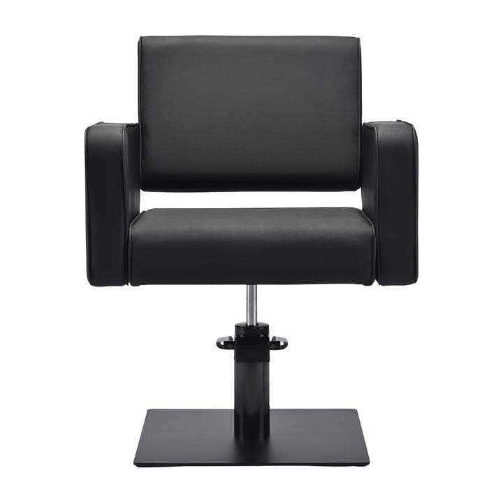 Sillón de peluquería Gabbiano Bilbao Negro-Negro - imagen 2