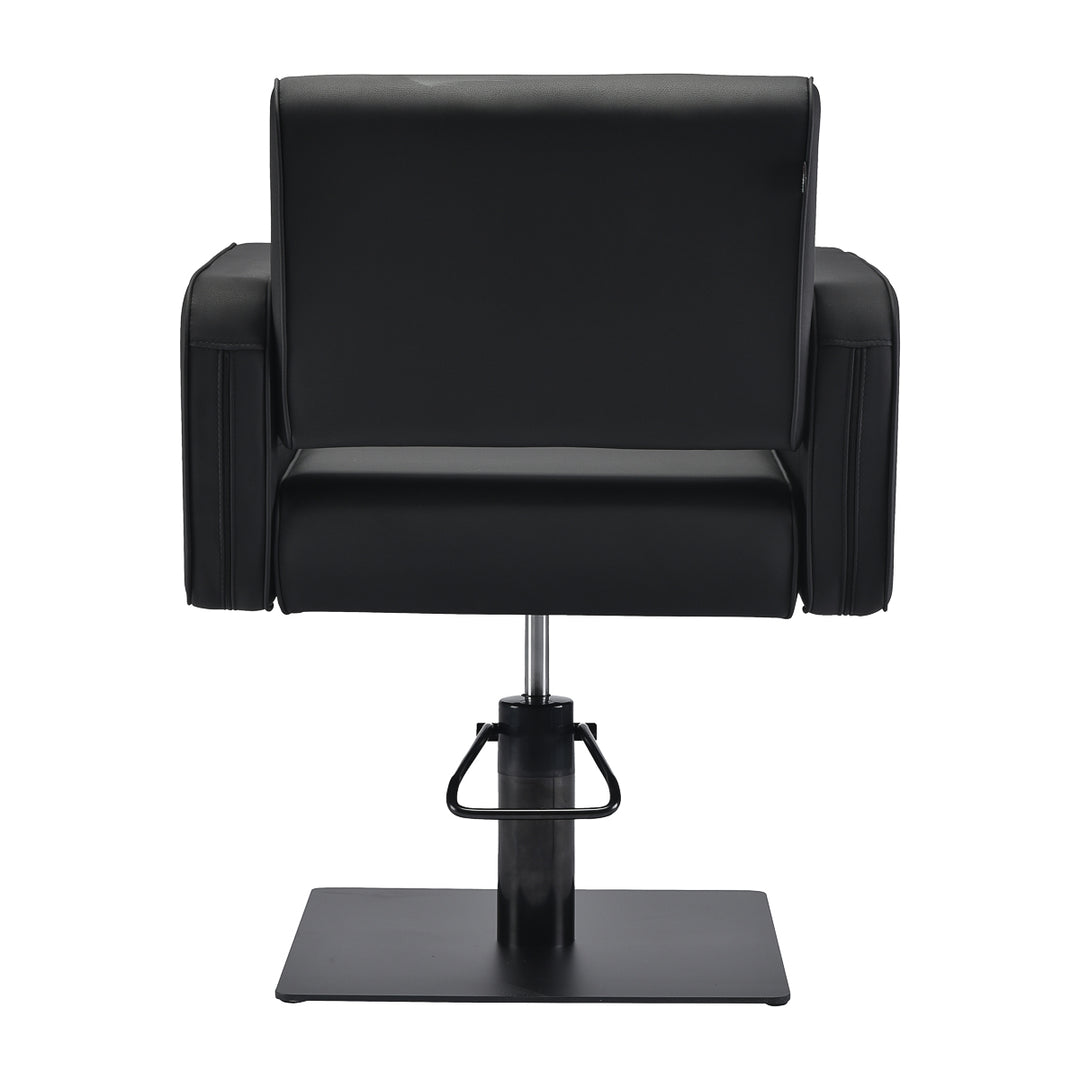 Sillón de peluquería Gabbiano Bilbao Negro-Negro - imagen 3