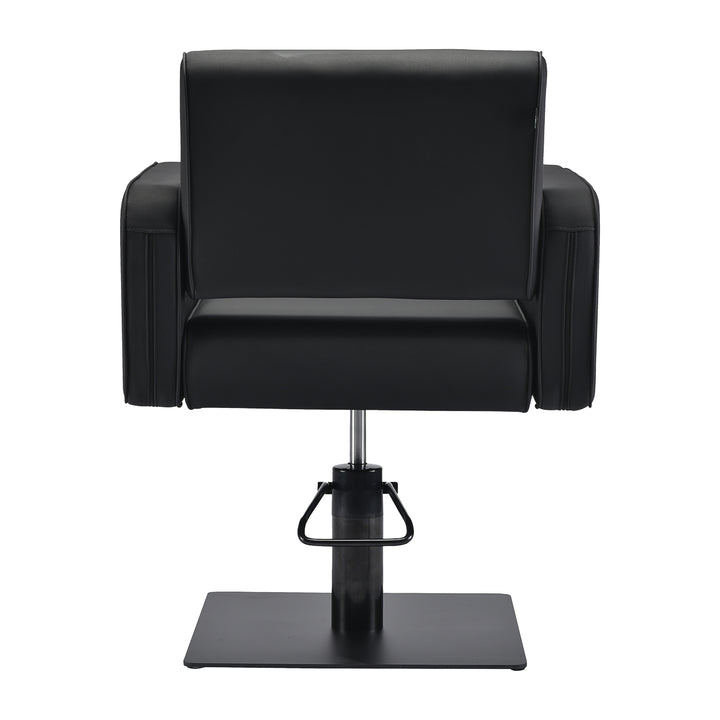 Sillón de peluquería Gabbiano Bilbao Negro-Negro - imagen 3
