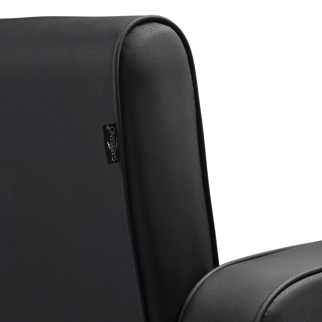 Sillón de peluquería Gabbiano Bilbao Negro-Negro - imagen 5