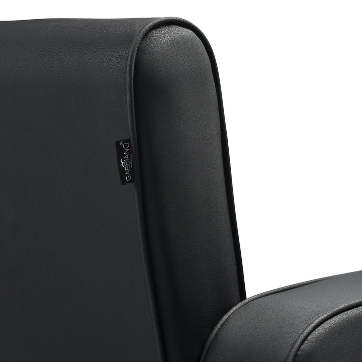 Sillón de peluquería Gabbiano Bilbao Negro-Negro - imagen 5