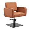 Sillón de peluquería Gabbiano Bilbao Marrón-Negro