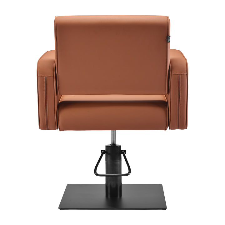 Sillón de peluquería Gabbiano Bilbao Marrón-Negro - imagen 3