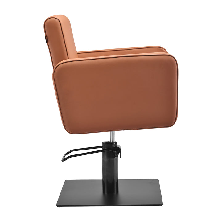 Sillón de peluquería Gabbiano Bilbao Marrón-Negro - imagen 4