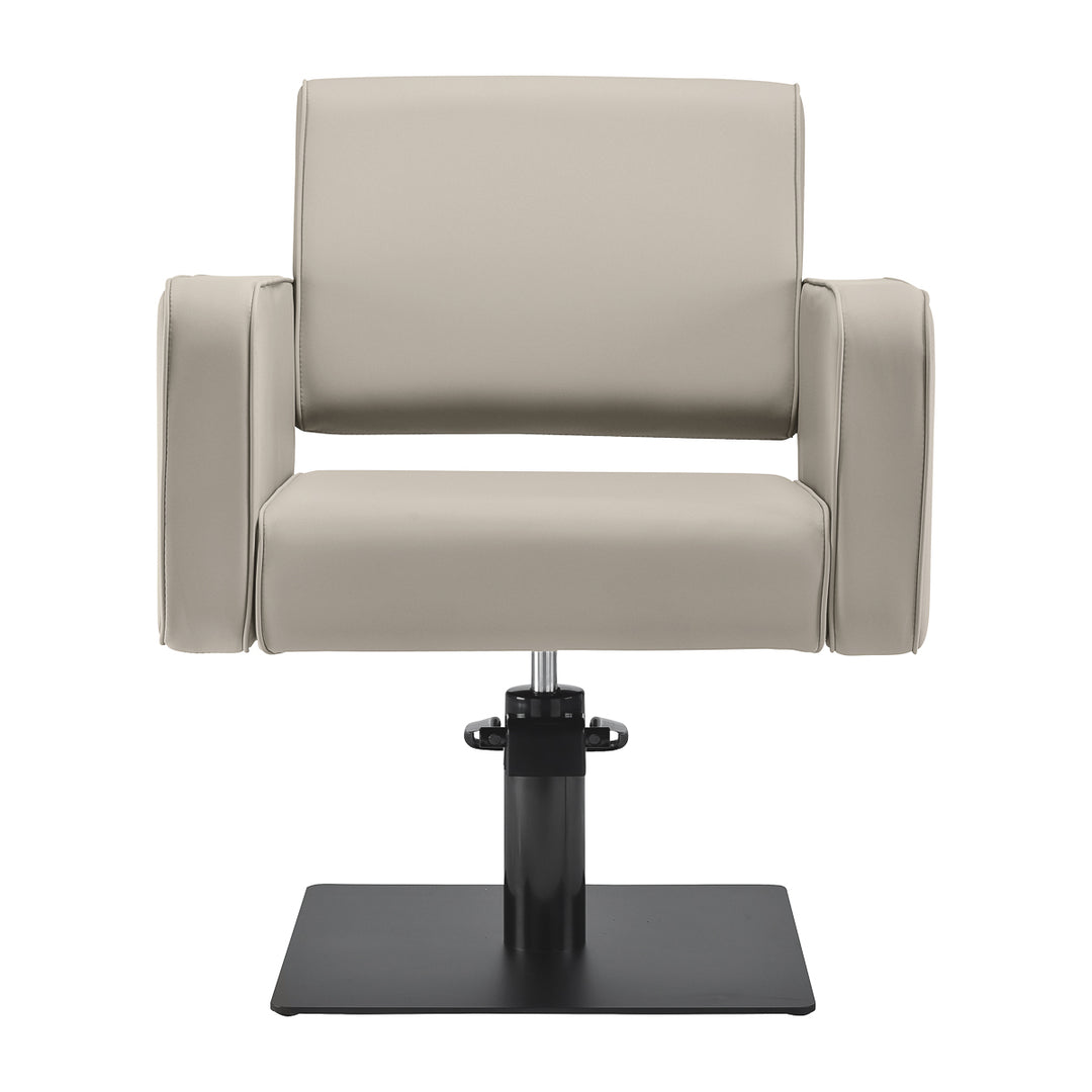 Sillón de peluquería Gabbiano Bilbao Beige-Negro - imagen 2