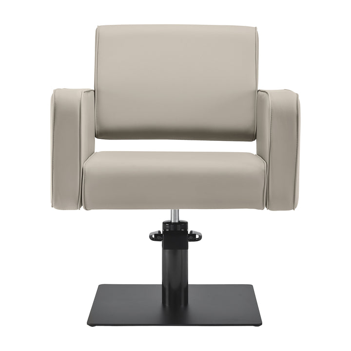 Sillón de peluquería Gabbiano Bilbao Beige-Negro - imagen 2