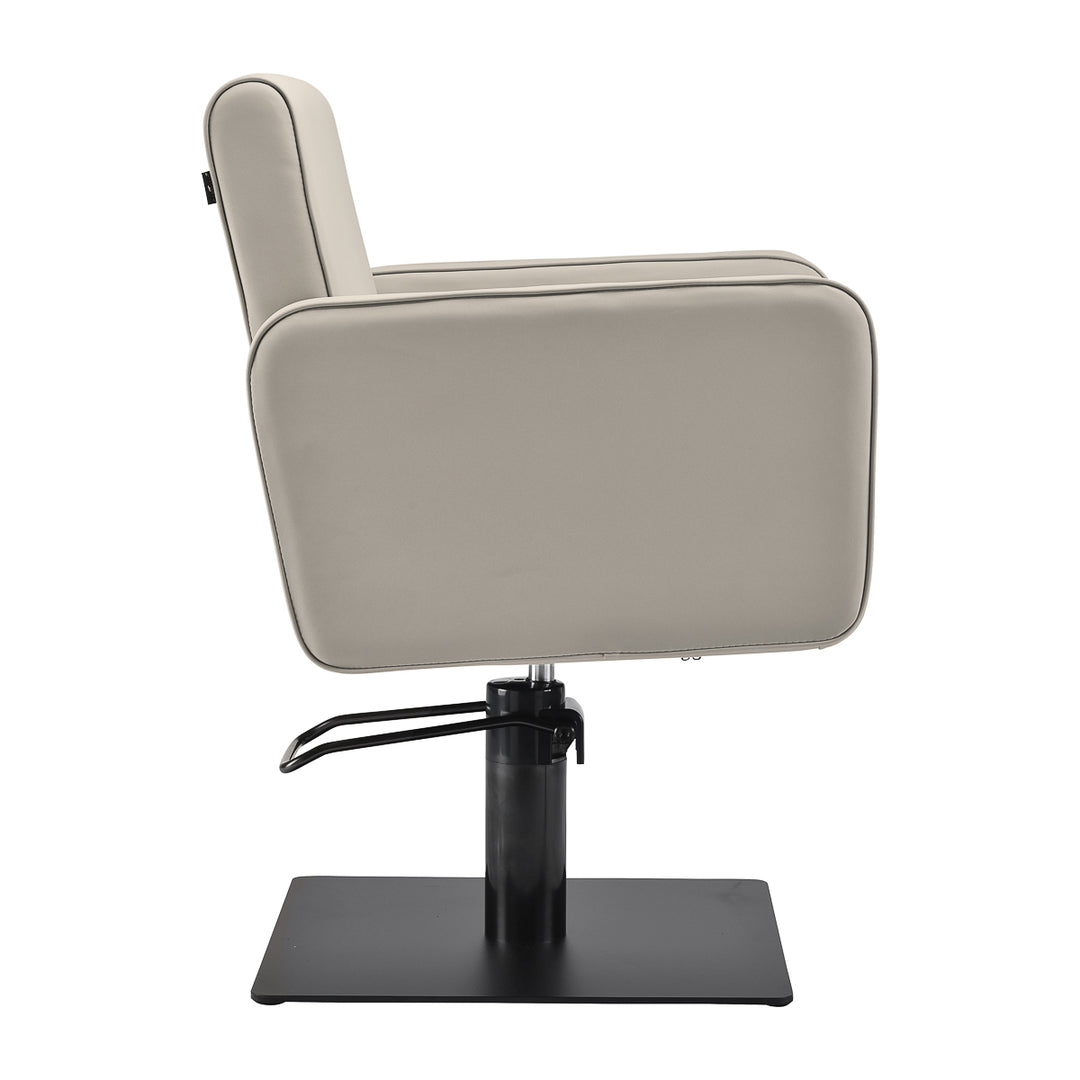 Sillón de peluquería Gabbiano Bilbao Beige-Negro - imagen 4