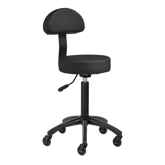 Taburete con Respaldo Gabbiano D026 Negro