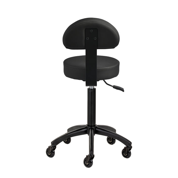 Taburete de silla de montar con respaldo Gabbiano D026 Negro - imagen 3