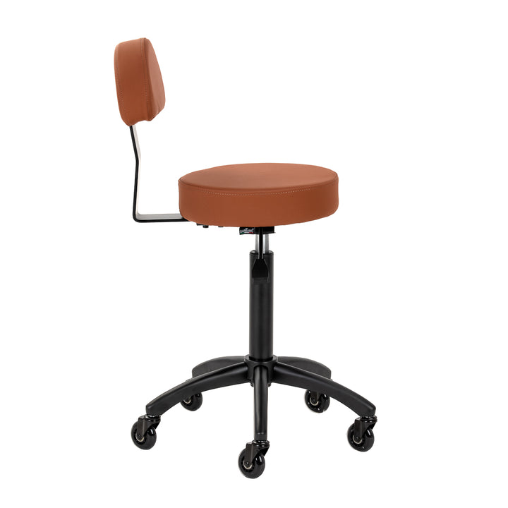Taburete de silla de montar con respaldo Gabbiano D026 Marrón - imagen 4
