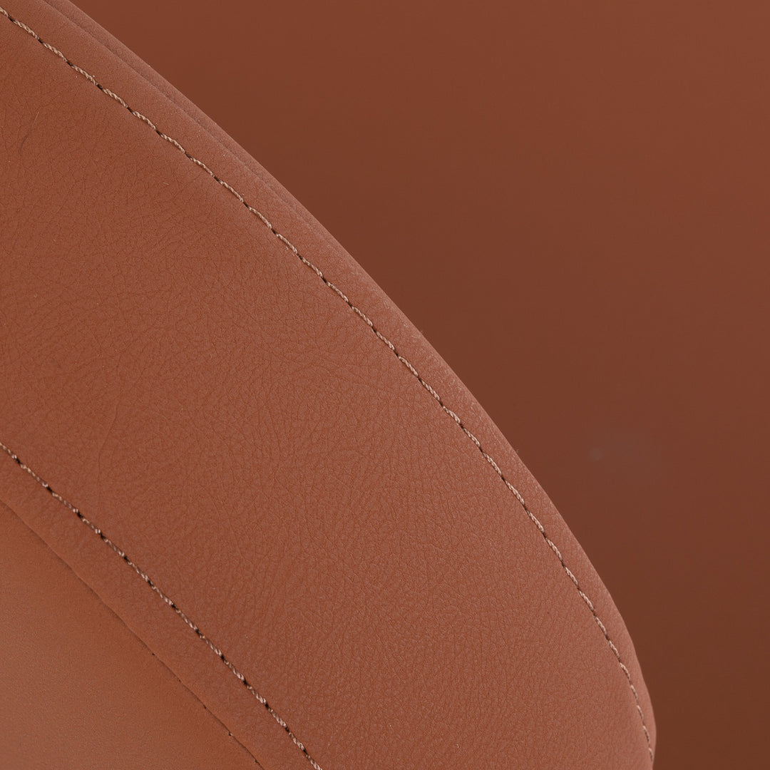 Taburete de silla de montar con respaldo Gabbiano D026 Marrón - imagen 5