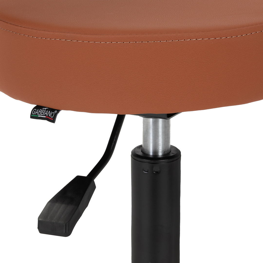 Taburete de silla de montar con respaldo Gabbiano D026 Marrón - imagen 7